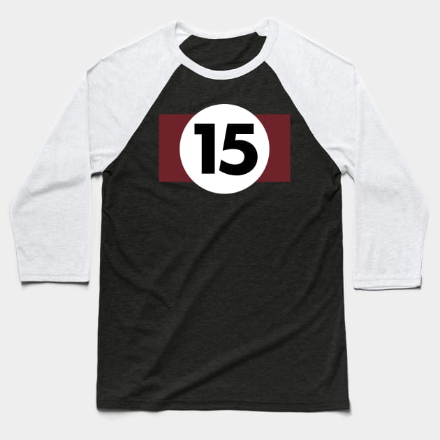 Billiard, Fifteen Ball Baseball T-Shirt by Heyday Threads